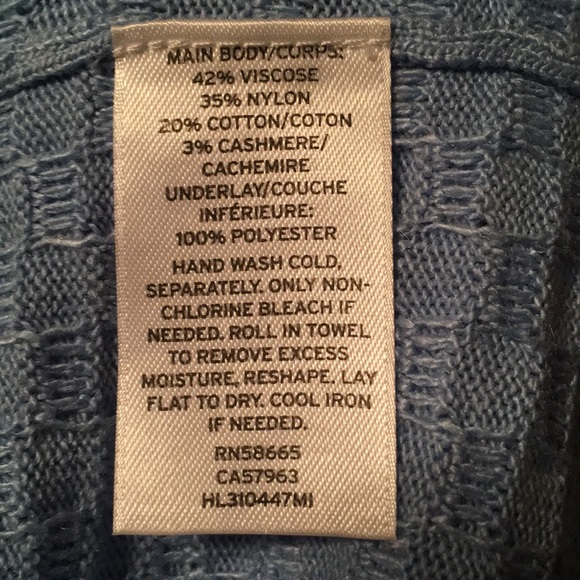 CHELSEA28| NWT | Blue Placid Knit Layered Sweater - Picture 4 of 5